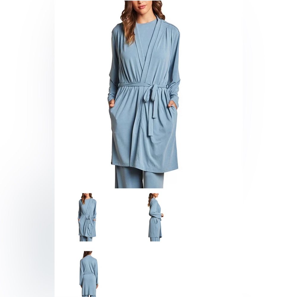 Barefoot Dreams | Sand Washed Jersey Midi Robe size XL NEW w/ tags